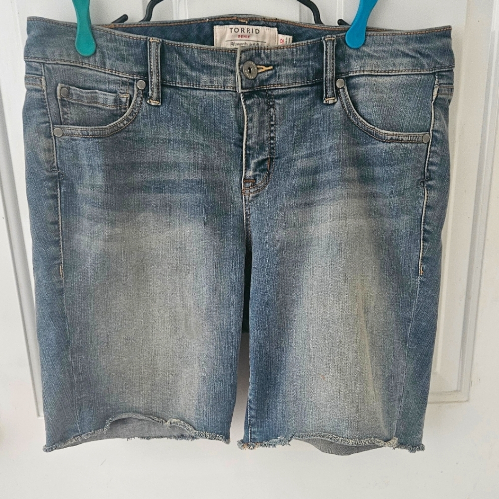 Torrid  Blue Denim Shorts 12